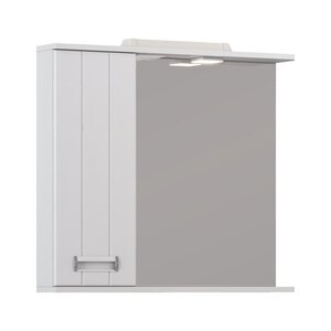 Изображение товара Зеркальный шкаф Vigo Diana 800, z.DIA.80.L.El, 80 см, с подсветкой, с розеткой, левый, белый