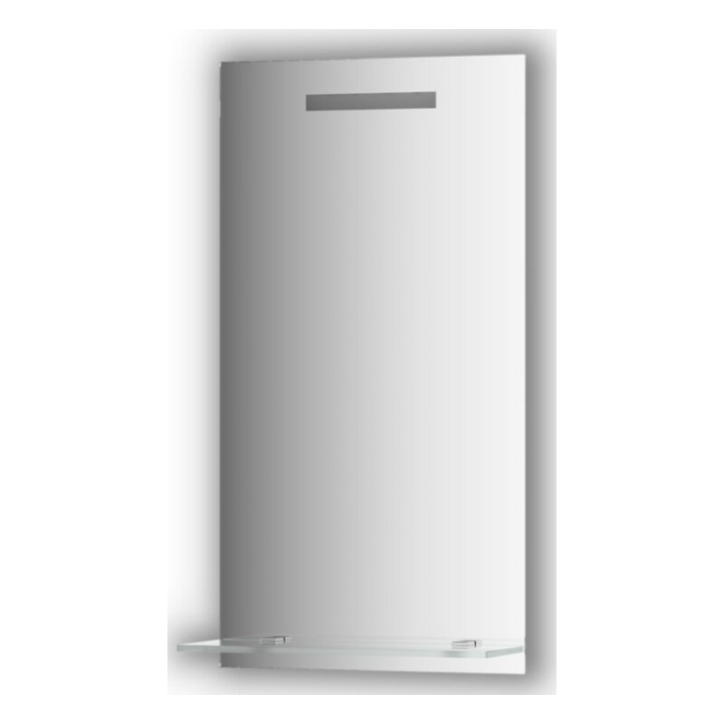 Изображение товара Зеркало с полочкой и LED-светильником Evoform Ledline-S BY 2151 40x75 см