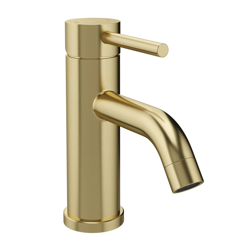 Изображение товара Смеситель для раковины Stworki Киркенес S45010GM золото матовое