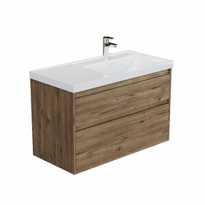 Изображение товара Тумба под раковину Aquanet Nova Lite 2.0 00346318/00346317, 90 см, напольная/подвесная, левая/правая, цвет дуб рустикальный