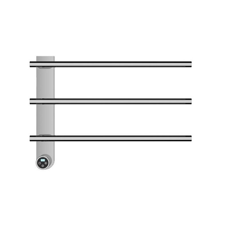Изображение товара Полотенцесушитель электрический Aquame AQM3113CR, ширина 52 см, высота 42 см, диммер слева, цвет хром
