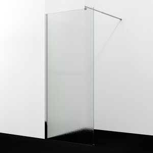 Изображение товара Душевая стенка WasserKRAFT Rur 30W39-TXG, 90 см, со свободным входом, стекло текстурное, профиль серебристый
