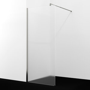 Изображение товара Душевая стенка WasserKRAFT Rur 30W46BN-MG, 110 см, со свободным входом, стекло матовое, профиль никель