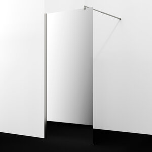 Изображение товара Душевая стенка WasserKRAFT Rur 30W44BN-MR, 100 см, со свободным входом, стекло зеркальное, профиль никель