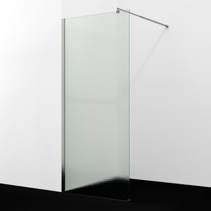 Изображение товара Душевая стенка WasserKRAFT Rur 30W46BN-TXG, 110 см, со свободным входом, стекло текстурное, профиль никель