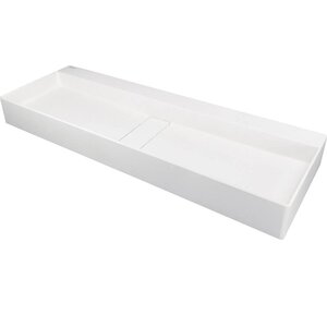 Изображение товара Раковина Deante Blur CQB_AU1S, 100 см, искусственный камень, цвет алебастр