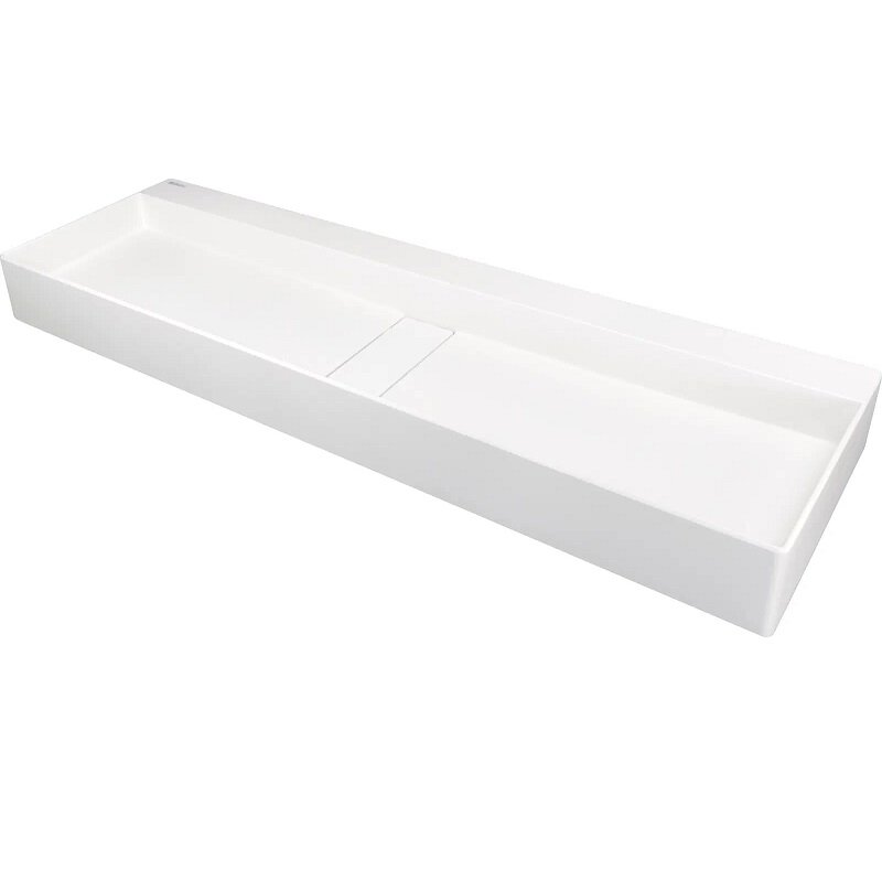 Изображение товара Раковина Deante Blur CQB_AU2S, 120 см, искусственный камень, цвет алебастр