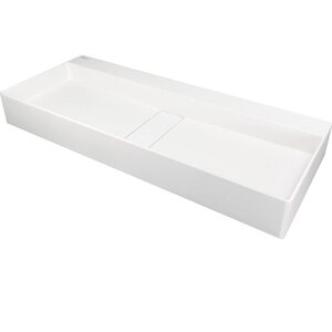 Изображение товара Раковина Deante Blur CQB_AU8S, 80 см, искусственный камень, цвет алебастр