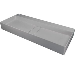 Изображение товара Раковина Deante Blur CQB_SU8S, 80 см, искусственный камень, цвет серый металлик