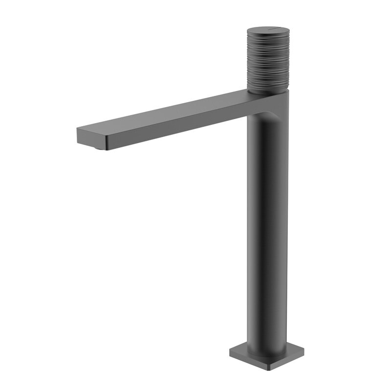 Изображение товара Смеситель Vincea Domus VBF-5DM02GM для раковины вороненая сталь Италия