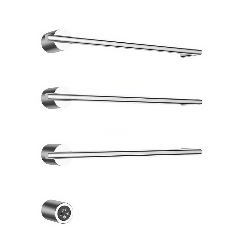 Изображение товара Полотенцесушитель электрический Aquame AQM3143CR, ширина 52 см, высота 50 см, диммер слева, цвет хром