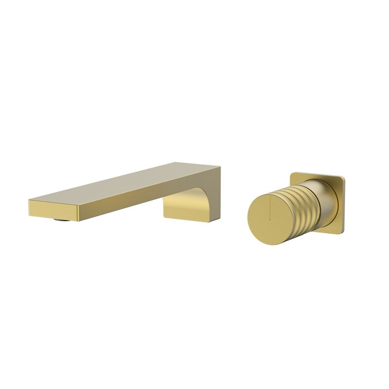 Изображение товара Встраиваемый смеситель для раковины Vincea Domus VBFW-5DM01BG золото брашированное Италия