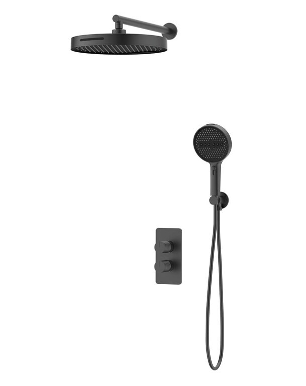 Изображение товара Душевая система Vincea Domus VSFW-5DM0GM вороненая сталь Изображение товара Душевая система Vincea Domus VSFW-5DM0GM вороненая сталь