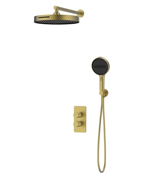 Изображение товара Душевая система Vincea Domus VSFW-5DM0BG с внутренней установкой и золотым покрытием