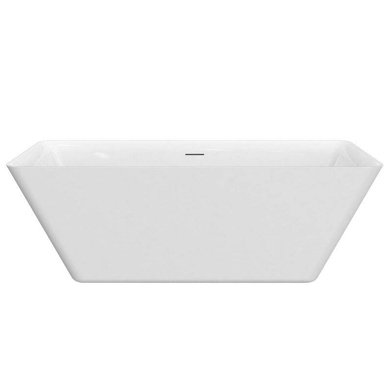 Изображение товара Акриловая ванна Aquame AQM3502GW 170x75 см белая с покрытием Easy Clean