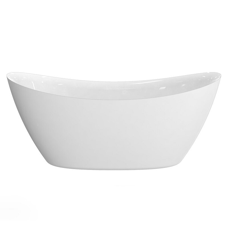 Изображение товара Акриловая ванна Aquame AQM3504GW 170 х 75 см белая с покрытием Easy Clean Изображение товара Акриловая ванна Aquame AQM3504GW 170 х 75 см белая с покрытием Easy Clean