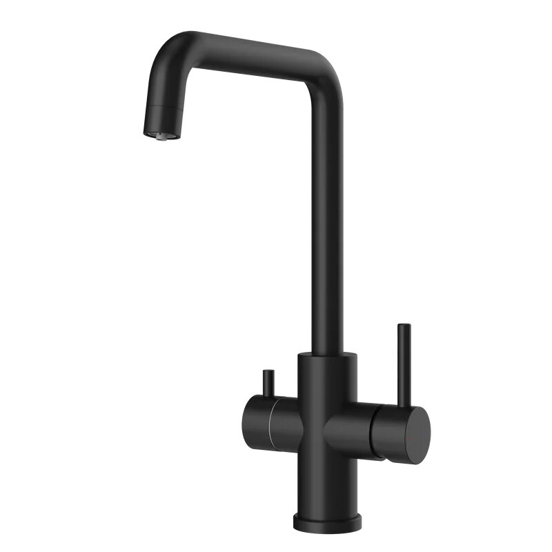 Изображение товара Смеситель для кухонной мойки Domaci Ливорно D8652BK с подключением к фильтру