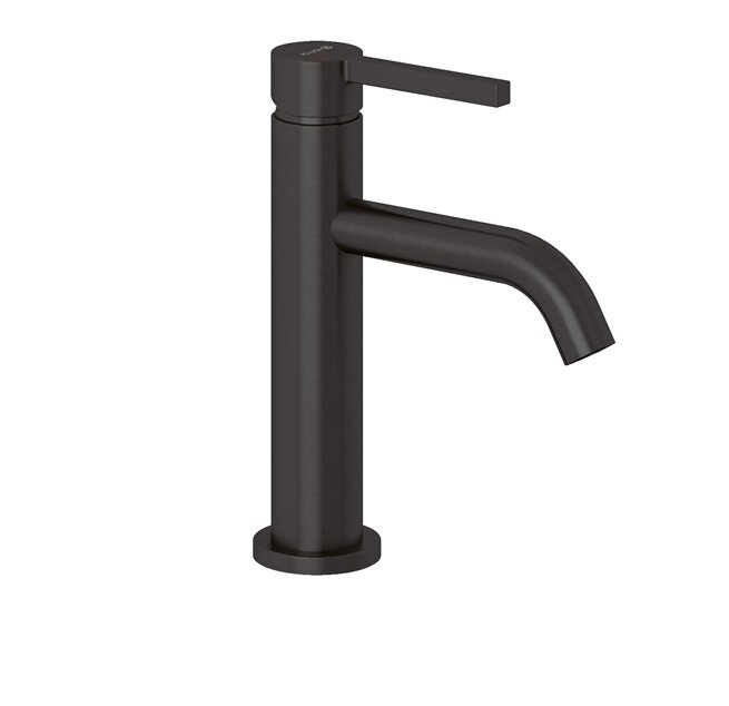 Изображение товара Смеситель Kludi Nova Fonte Pura для раковины с донным клапаном оружейная сталь Германия