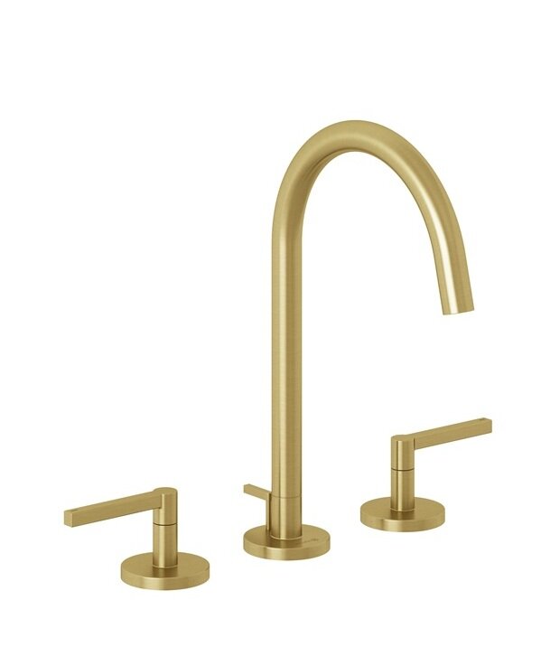 Изображение товара Смеситель для раковины Kludi Nova Fonte Puristic 20143N015 золото брашированное