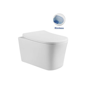 Изображение товара Подвесной безободковый унитаз Vincea Arco VT1-36, крышка-сиденье микролифт, ультратонкая, цвет белый