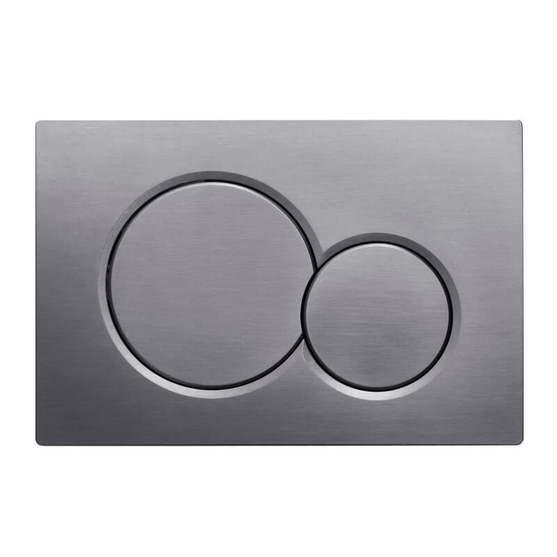 Изображение товара Клавиша смыва Vincea VFP-202GM механическая двухрежимная вороненая сталь