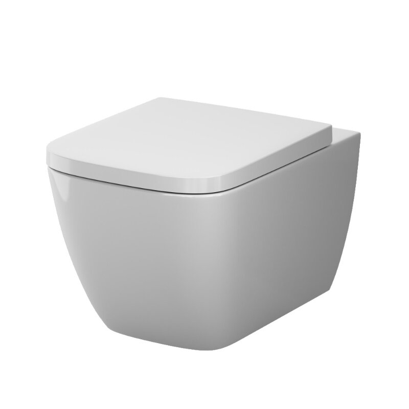 Изображение товара Подвесной безободковый унитаз Am.Pm Gem C901901SC, крышка-сиденье микролифт, Торнадо, цвет белый Изображение товара Подвесной безободковый унитаз Am.Pm Gem C901901SC, крышка-сиденье микролифт, Торнадо, цвет белый