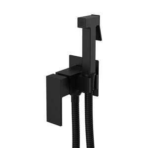 Изображение товара Гигиенический душ Stworki Эстерсунд S35150BK с смесителем, PVD черный матовый, 150 см шланг