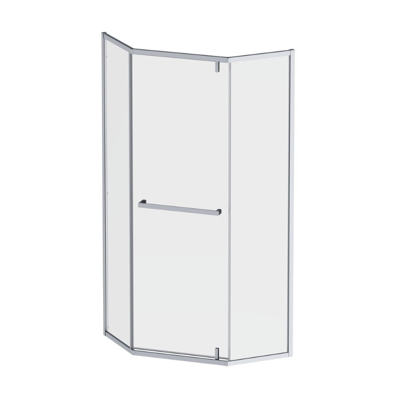 Изображение товара Душевой уголок Am.Pm Gem W90G-405-9090-MT 90x90 см прозрачное стекло хром профиль
