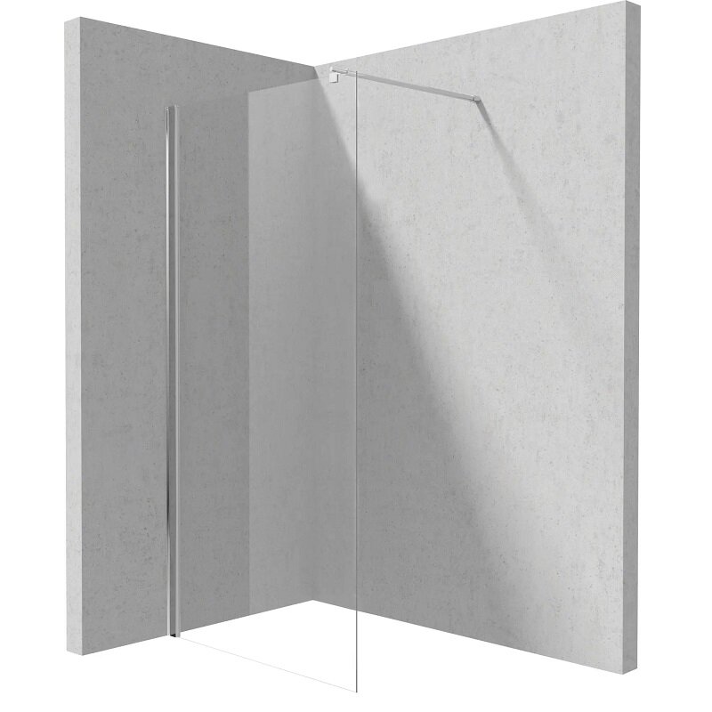 Изображение товара Душевая стенка Deante Kerria Plus KTS_034P 140 х 200 см прозрачное стекло хром профиль Изображение товара Душевая стенка Deante Kerria Plus KTS_034P 140 х 200 см прозрачное стекло хром профиль