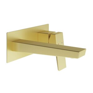 Изображение товара Смеситель для раковины Aqueduto Claro CLA0450, с внутренней частью, золото шлифованное