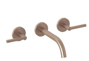 Изображение товара Смеситель Kludi Nova Fonte Puristic 20144N115, для раковины, с внутренней частью, бронза брашированная