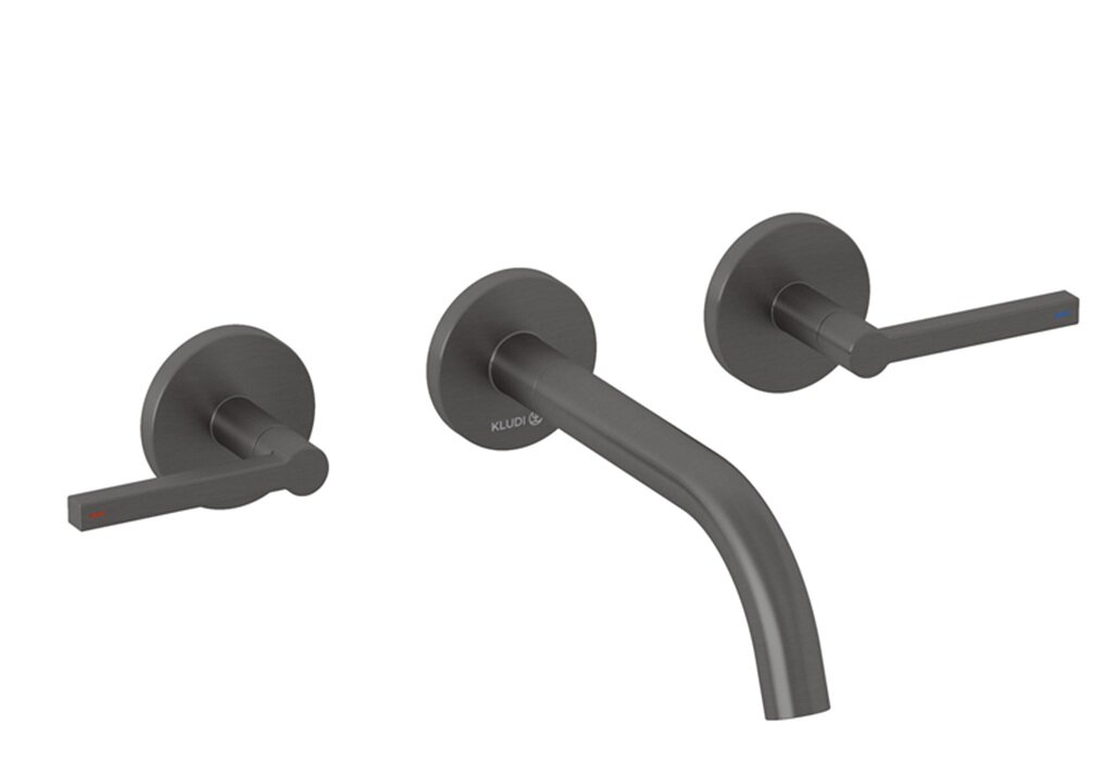 Изображение товара Смеситель для раковины Kludi Nova Fonte Puristic 20144N215, оружейная сталь, Германия
