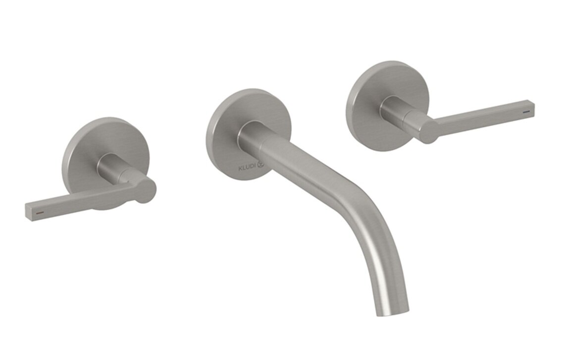 Изображение товара Смеситель для раковины Kludi Nova Fonte Puristic 20144N515 с внутренней частью никель брашированный