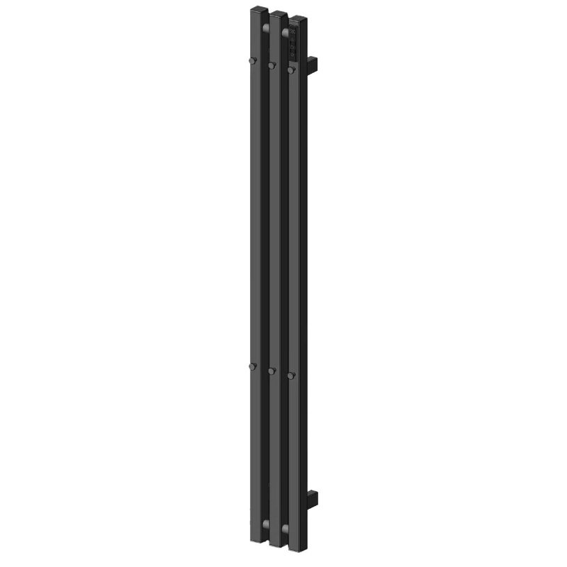 Изображение товара Полотенцесушитель Wonzon & Woghand WW-AL73312-MB, 13x120 см, черный матовый