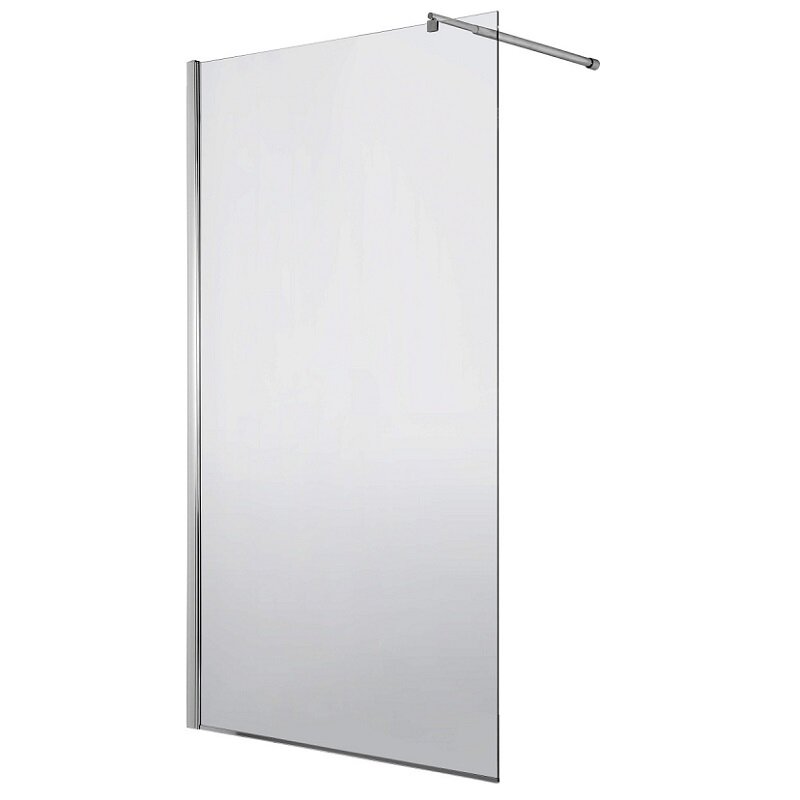 Изображение товара Душевая стенка Deante Abella KTA_030P, 100х200 см, прозрачное стекло, хром профиль