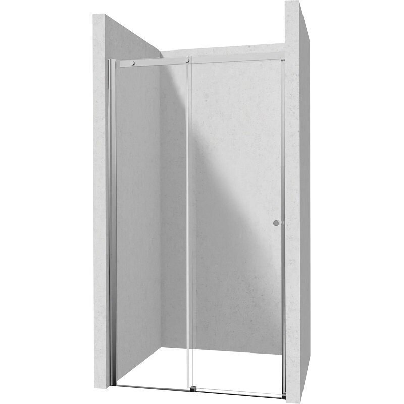 Изображение товара Душевая дверь в нишу Deante Kerria Plus KTSP010P, 100 х 200 см, раздвижная, стекло прозрачное, профиль хром Изображение товара Душевая дверь в нишу Deante Kerria Plus KTSP010P, 100 х 200 см, раздвижная, стекло прозрачное, профиль хром