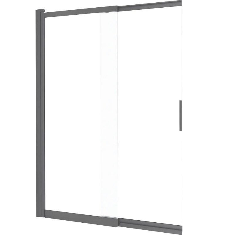 Изображение товара Шторка на ванну Deante Prizma KTJ_D73R 100х140 см стекло титан распашная/раздвижная