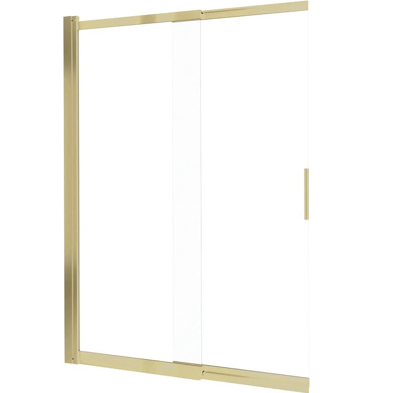 Изображение товара Шторка на ванну Deante Prizma KTJ_R73R, 100 х 140 см, стекло, профиль золото