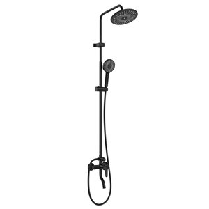 Изображение товара Душевая система Diwo Орёл DW-ORL75BK, цвет черный матовый