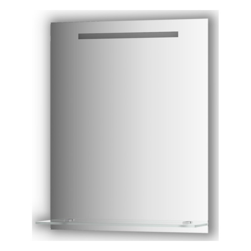 Изображение товара Зеркало с полочкой и LED-светильником Evoform Ledline S BY 2154 60x75 см Изображение товара Зеркало с полочкой и LED-светильником Evoform Ledline S BY 2154 60x75 см