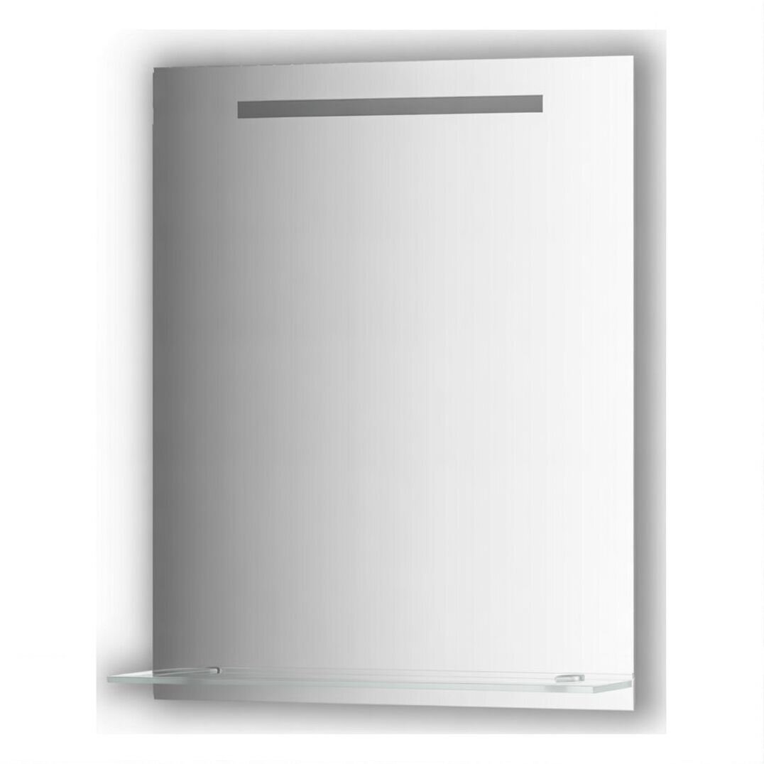 Изображение товара Зеркало с полочкой и LED-светильником Evoform Ledline-S BY 2154 60х75 см Изображение товара Зеркало с полочкой и LED-светильником Evoform Ledline-S BY 2154 60х75 см