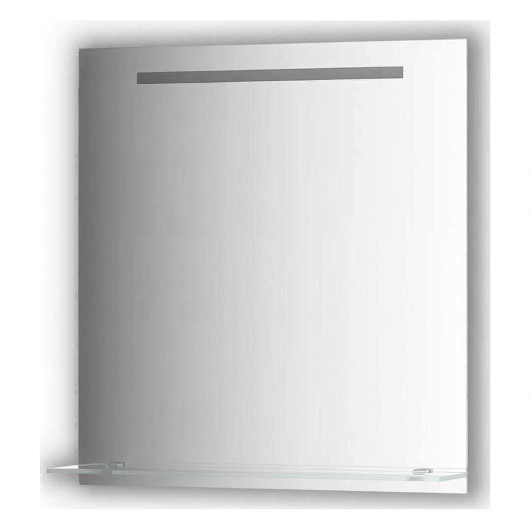 Изображение товара Зеркало с полочкой и LED-светильником Evoform Ledline-S BY 2155 70х75 см