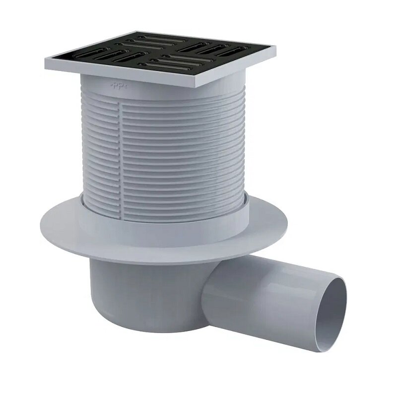 Изображение товара Душевой трап Deante KOS_N01C 100x100 мм с решеткой из нержавеющей стали и защитой от запахов