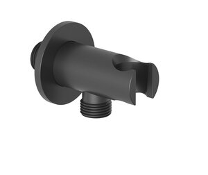 Изображение товара Шланговое подключение Kludi A-QA 6556739-00 с держателем для душа черный матовый