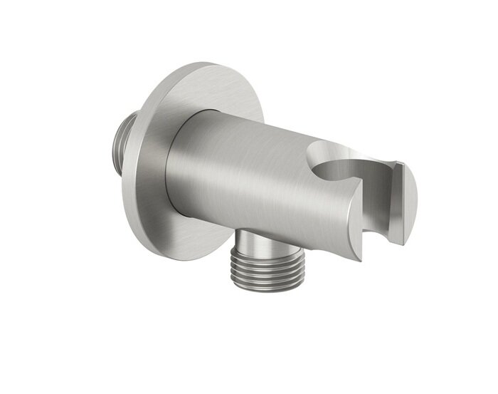 Изображение товара Шланговое подключение Kludi A-QA 65567N5-00 с держателем лейки никель брашированный Германия