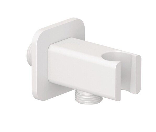 Изображение товара Шланговое подключение Kludi A-QA 6556853-00, настенный держатель, белый матовый