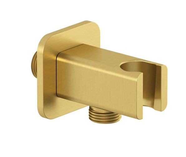 Изображение товара Шланговое подключение Kludi A-QA 65568N0-00 с держателем лейки, золото брашированное