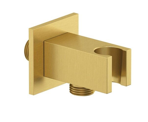 Изображение товара Шланговое подключение Kludi A-QA 65569N0-00 с держателем лейки золото брашированное