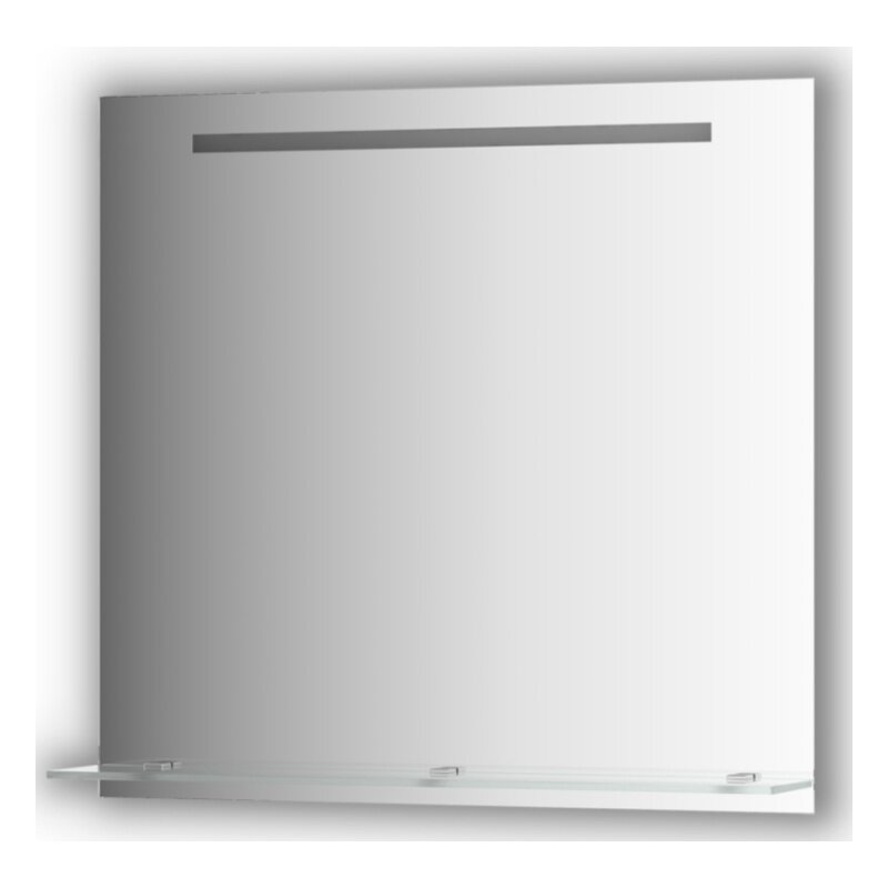 Изображение товара Зеркало с полочкой и LED-светильником Evoform Ledline-S BY 2156 80х75 см Изображение товара Зеркало с полочкой и LED-светильником Evoform Ledline-S BY 2156 80х75 см