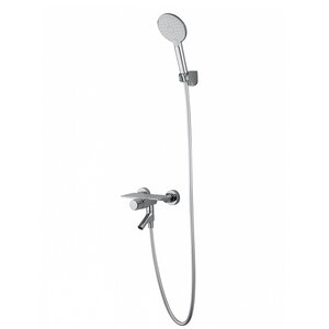 Изображение товара Смеситель для ванны и душа Wonzon & Woghand Click WW-FE05L221-CR, с душевым гарнитуром, хром